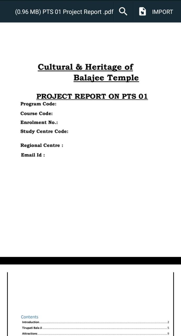 Ignou Project And Synopsis Senrig