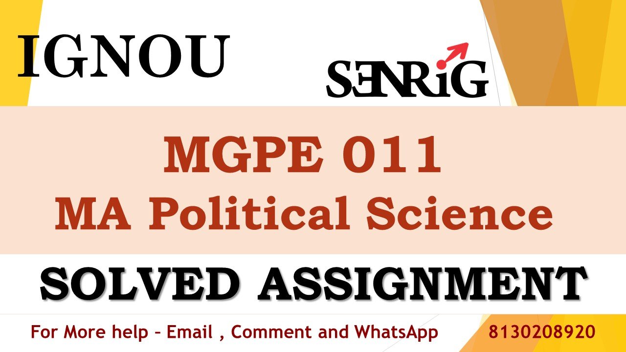 MGPE 011 Human Security Solved Assignment 2023-24