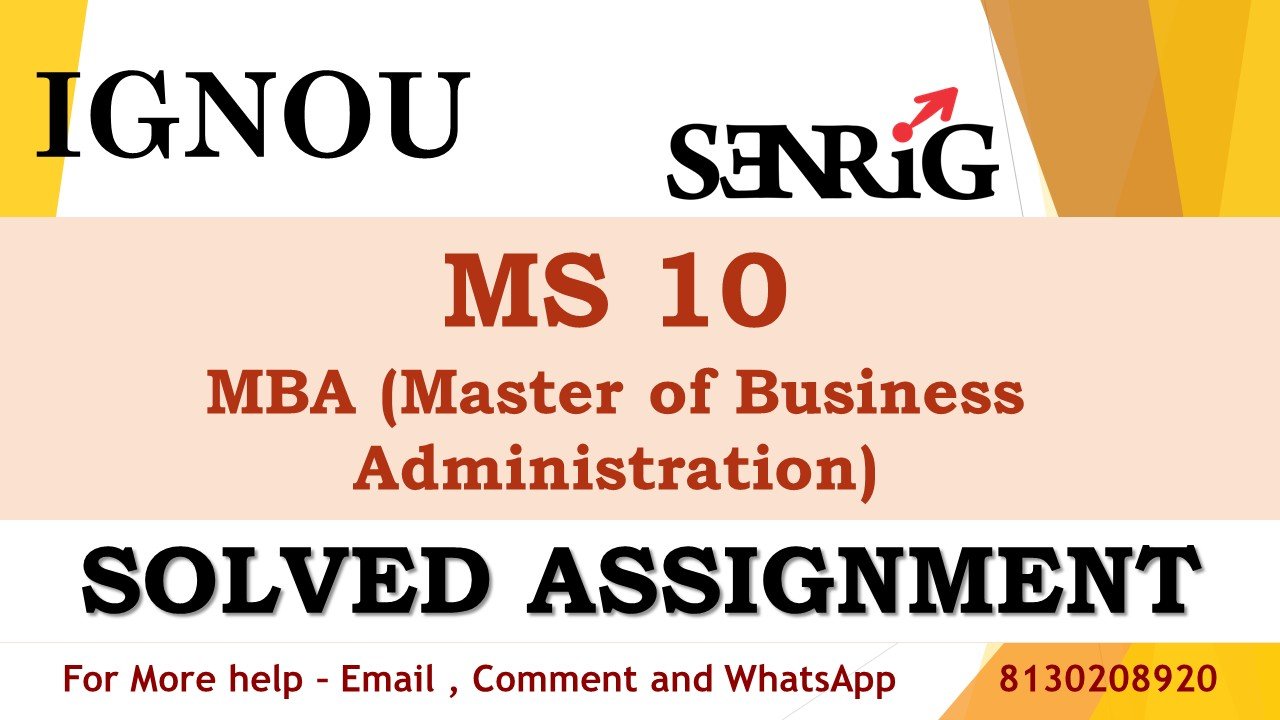 MS 10 Organisational Design Development & Change Solved Assignment 2023-24