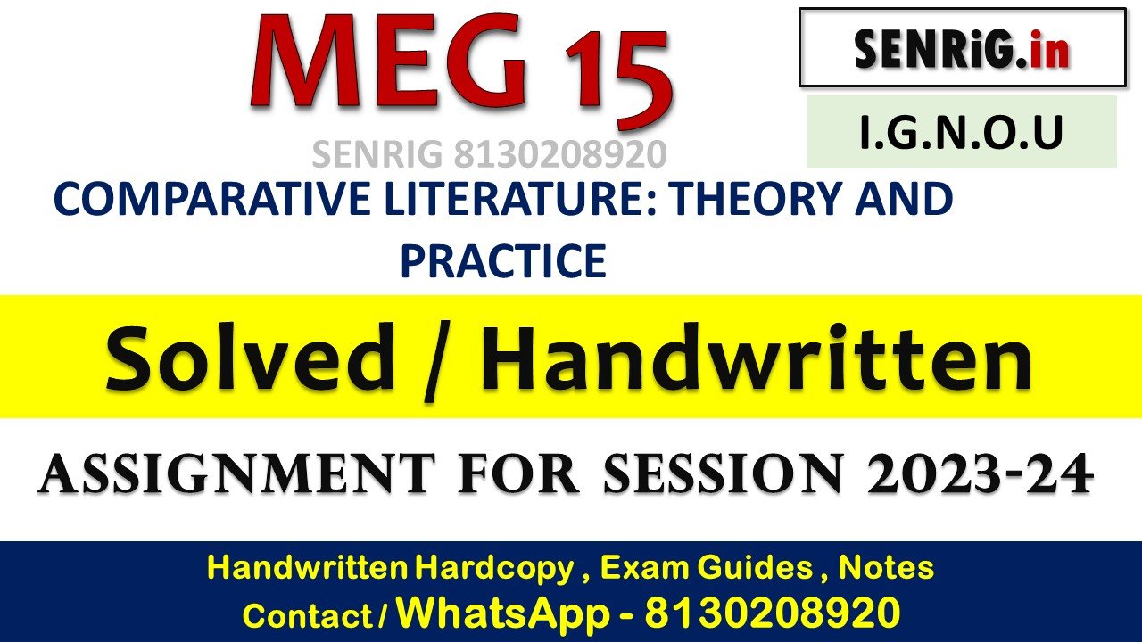 Meg 15 solved assignment 2023 24 pdf download; Meg 15 solved assignment 2023 24 pdf; Meg 15 solved assignment 2023 24 ignou; Meg 15 solved assignment 2023 24 free download; Meg 15 solved assignment 2023 24 download; ignou meg assignment 2023-24 pdf download; meg 10 solved assignment 2023-24; how is the area of cultural studies related to