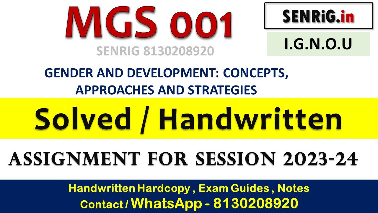 Mgs 001 solved as pdf download; Mgs 001 solved as pdf; Mgs 001 solved as ignou