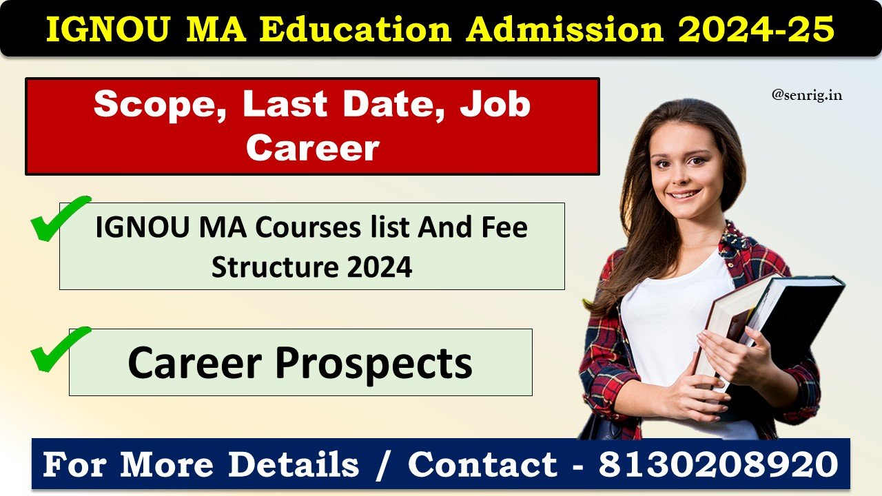 IGNOU MA Education Admission 202425