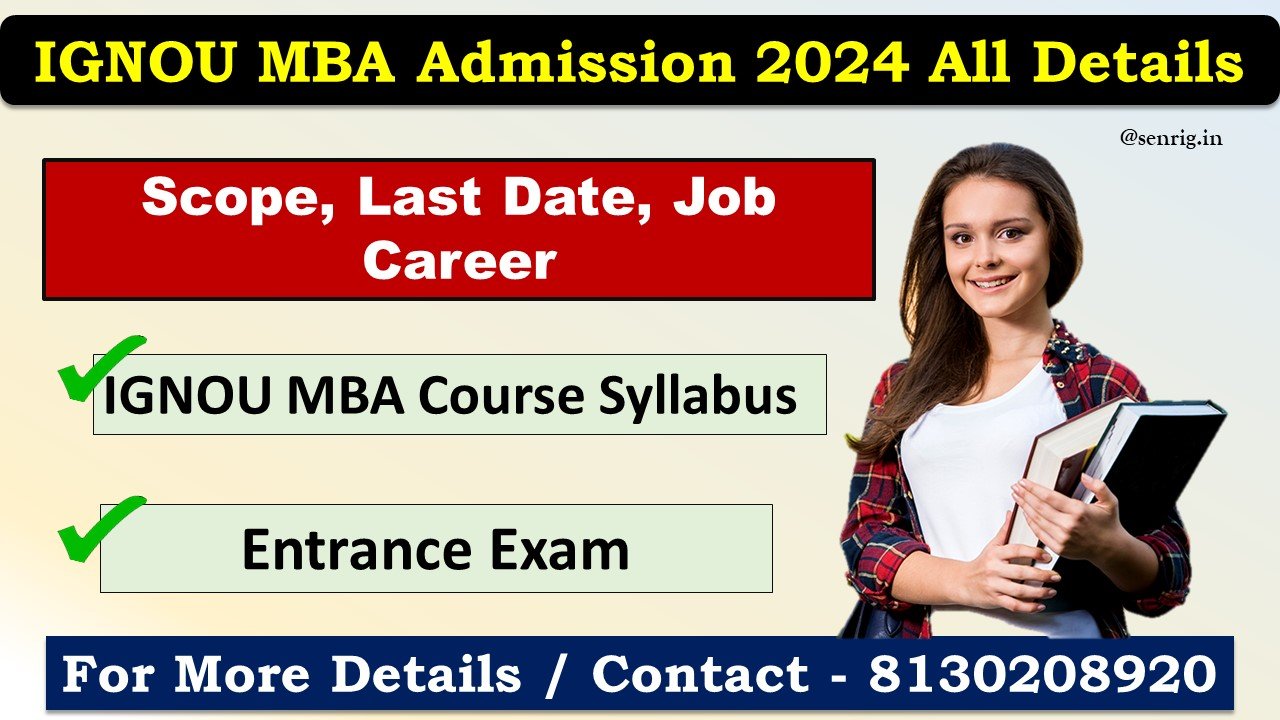 IGNOU MBA Admission 2024 All Details