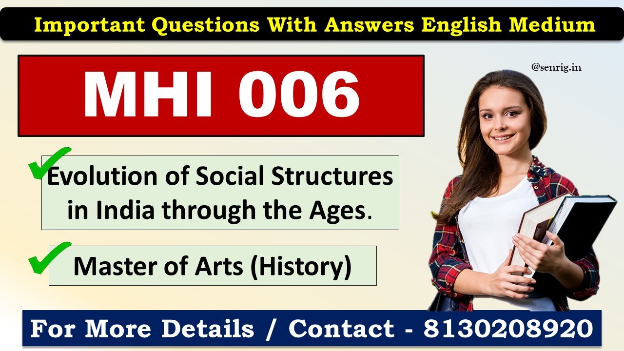 IGNOU MHI 006 Important Questions with answers English Medium