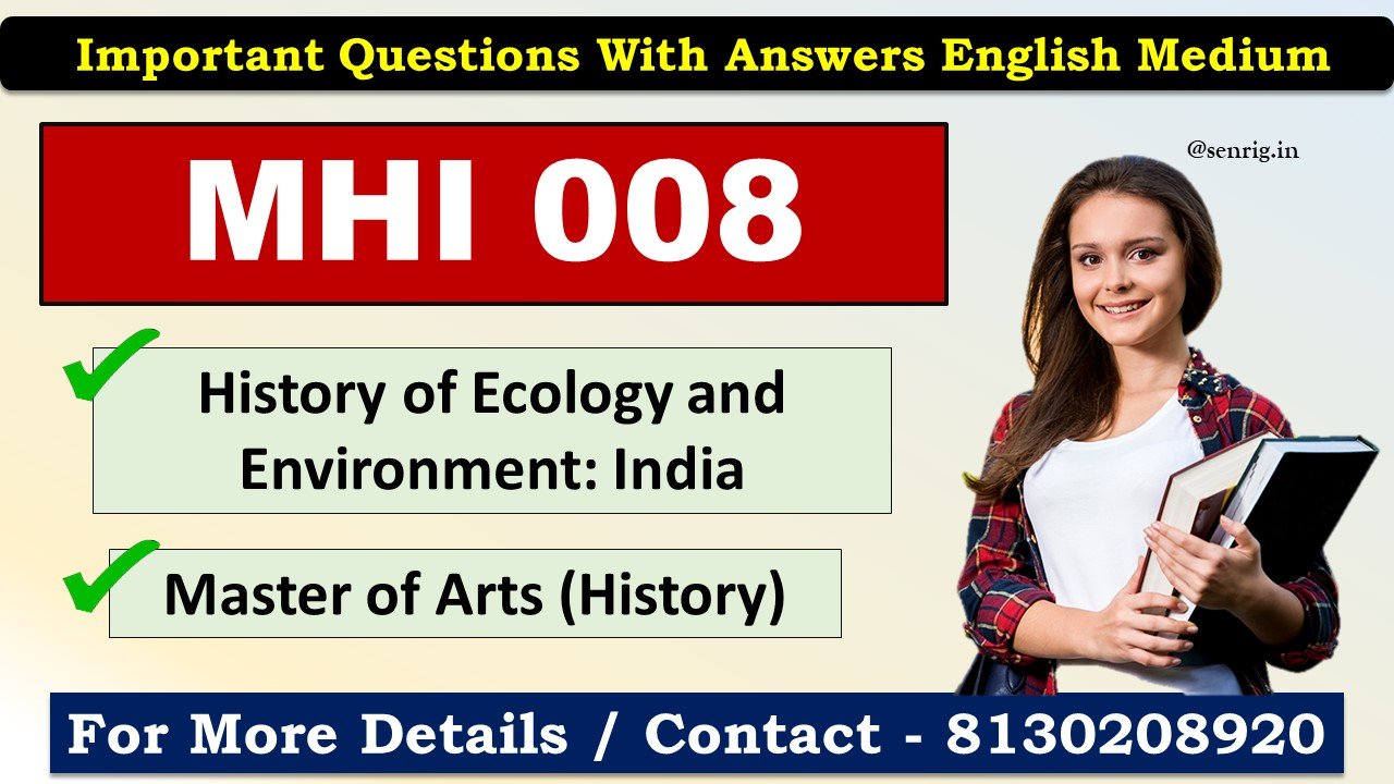 IGNOU MHI 008 Important Questions with answers English Medium