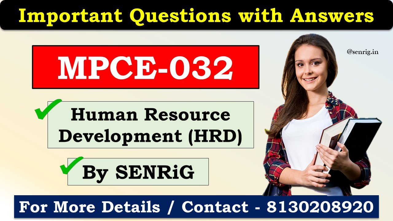 (IGNOU) MPCE-032 Important Questions with Answers English Medium