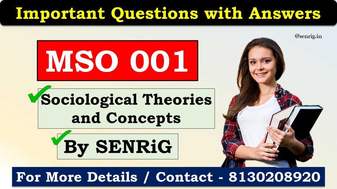 (IGNOU) MSO 001 Important Questions with Answers English Medium