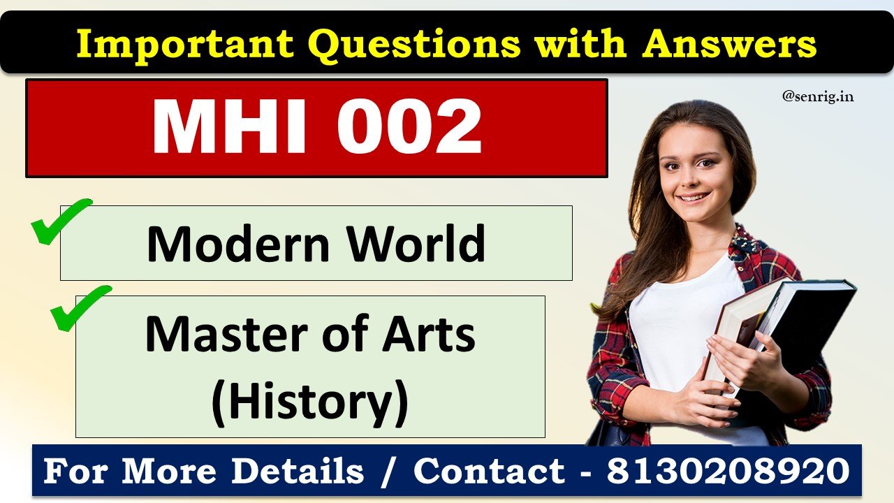 IGNOU MHI 002 Important Questions with answers English Medium