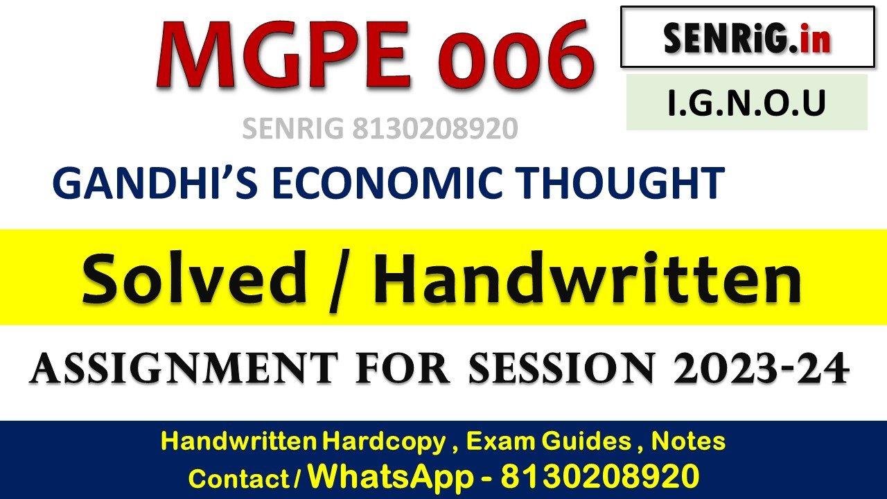 Free ignou mgpe 006 solved assignment pdf download; Free ignou mgpe 006 solved assignment pdf; Free ignou mgpe 006 solved assignment 2020