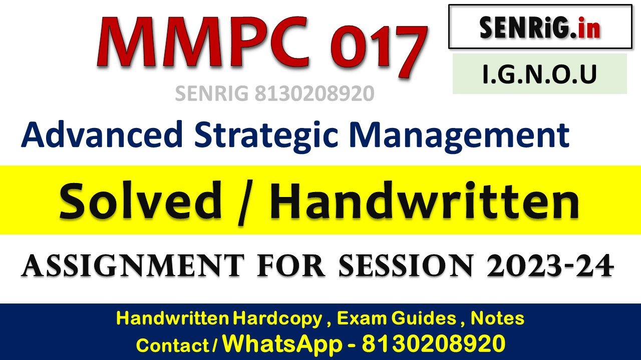 Free ignou mmpc 017 solved assignment pdf download; mmpc-018 solved assignment; ignou assignment; mmpc 17 solved assignment; mmpc 18 assignment; mmpc-17 assignment; ignou mba solved assignment free download