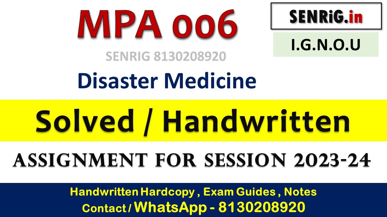 Free ignou mpa 006 solved pdf; Free ignou mpa 006 solved 2020;; Free ignou mpa 006 solved 2021