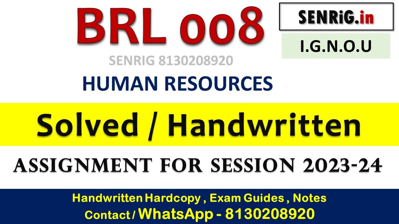 Free ignou brl 008 solved assignment pdf download; Free ignou brl 008 solved assignment pdf Free ignou brl 008 solved assignment 2021