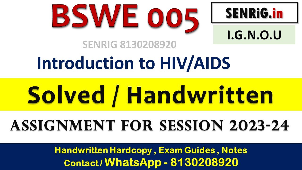 Free ignou bswe 005 solved pdf download; Free ignou bswe 005 solved pdf; Free ignou bswe 005 solved assignment; Free ignou bswe 005 solved 2021