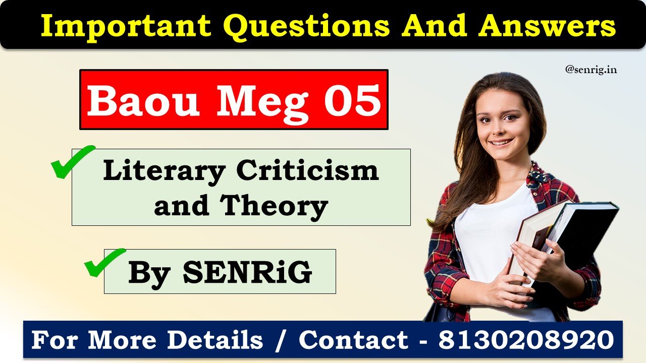 Baou Meg 05 Important Questions And Answers