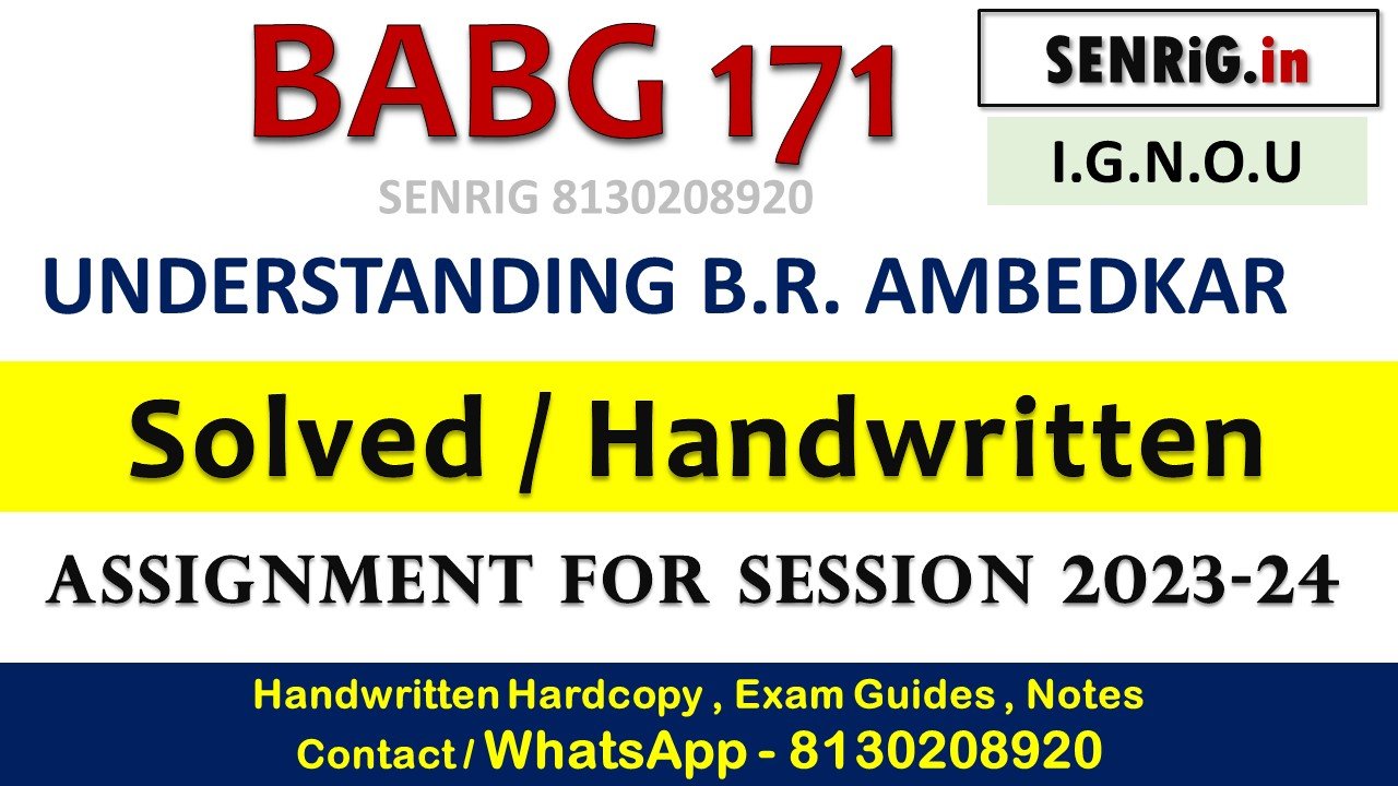 babg-171 solved assignment in hindi; ignou assignment; babg 171 assignment 2023-24; babg 171 solved assignment 2022-23 in hindi; babg-171 question paper pdf; babg 171 assignment 2022-23