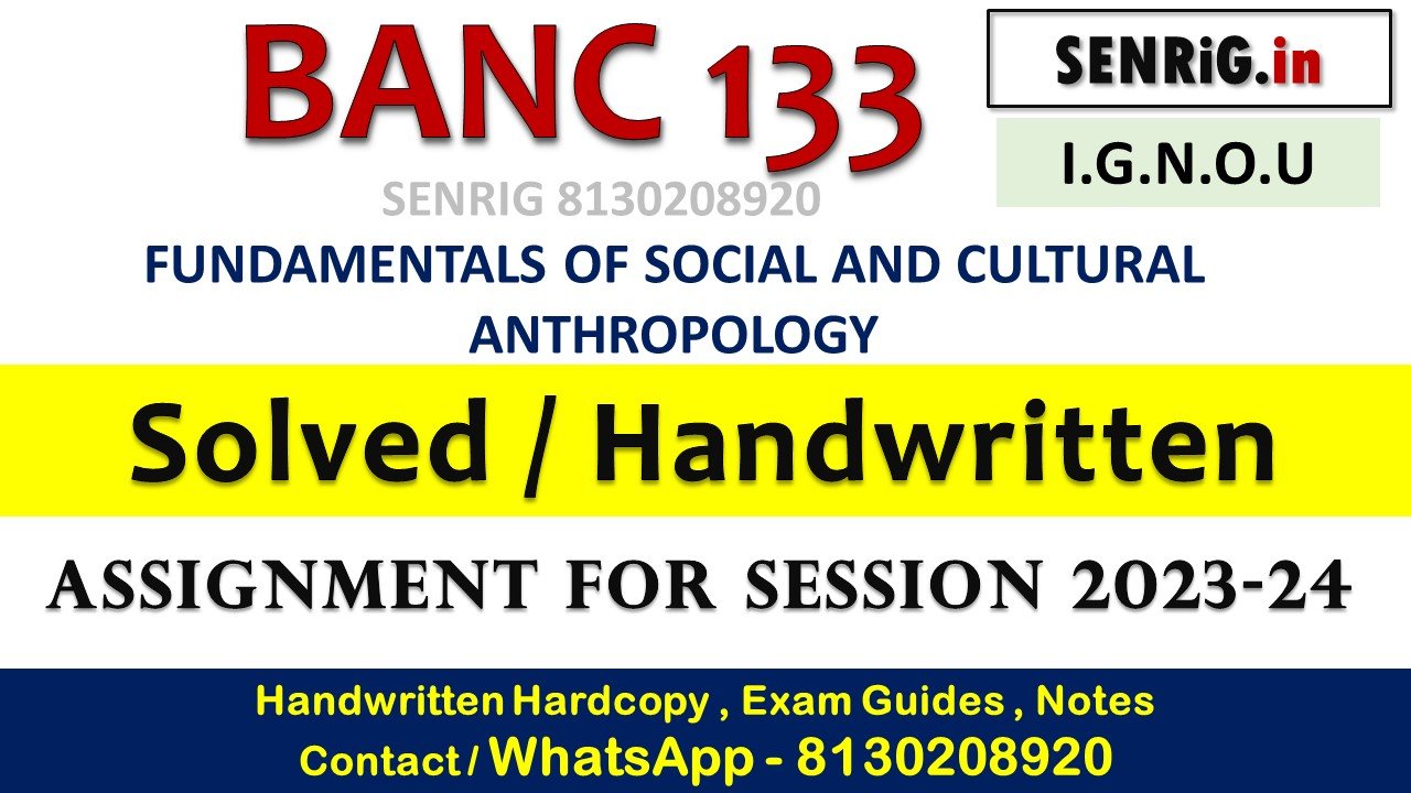 Free ignou banc 133 solved assignment pdf download; ee ignou banc 133 solved assignment pdf; ee ignou banc 133 solved assignment 2021