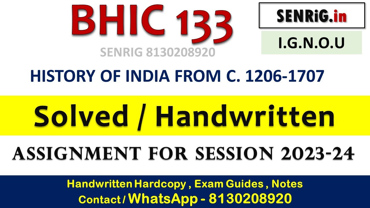 Free ignou bhic 133 solved assignment pdf download; Free ignou bhic 133 solved assignment pdf; Free ignou bhic 133 solved assignment 2021