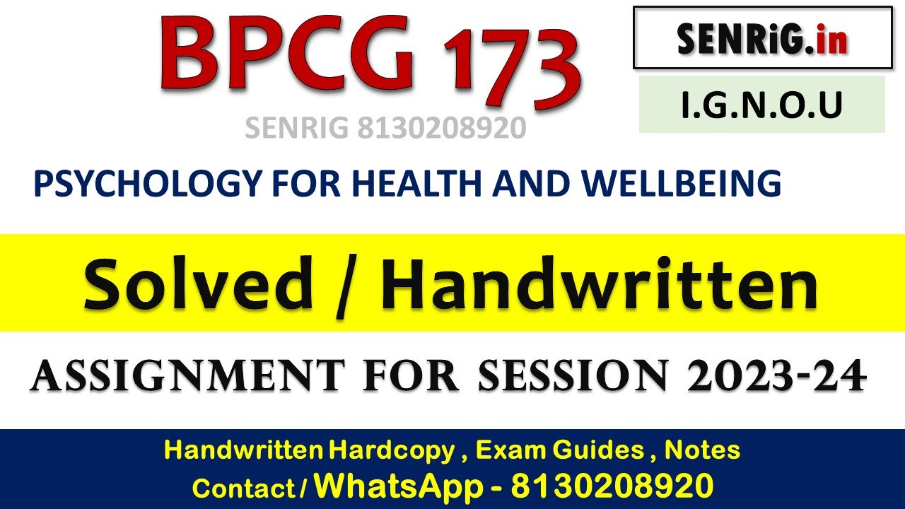 Free ignou bpcg 173 solved assignment pdf download; Free ignou bpcg 173 solved assignment pdf; bpcg 173 solved assignment pdf download; Free ignou bpcg 173 solved assignment 2020; bpcg 173 assignment question paper 2023; Free ignou bpcg 173 solved assignment 2021; bpcg 173 assignment 2023 pdf; bpcg 173 solved assignment in hindi