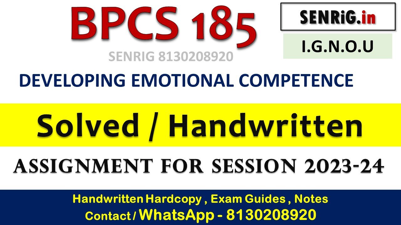 Free ignou bpcs 185 solved assignment pdf download; Free ignou bpcs 185 solved assignment pdf; bpcs 185 solved assignment 2023-24; Free ignou bpcs 185 solved assignment 2021; bpcs 185 solved assignment in hindi; ignou assignment; bpcs 185 solved assignment 2022-23; bpcs 186 assignment 2023-24