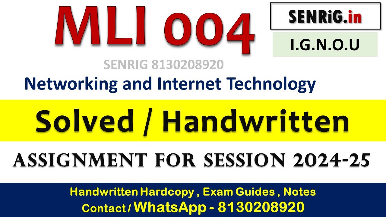 Free ignou mli 004 solved assignment 2024 25 pdf; Free ignou mli 004 solved assignment 2024 25 download; Free ignou mli 004 solved assignment 2024 25 answer; Free ignou mli 004 solved assignment 2024 25 date; ignou solved assignment pdf free download; ignou free solved assignment telegram; ignou solved assignment free of cost; free ignou assignment pdf download