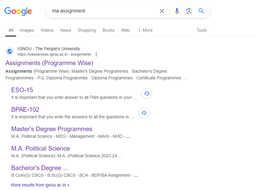 IGNOU Assignment Submission Guidelines for December 2024 Term-End Examination