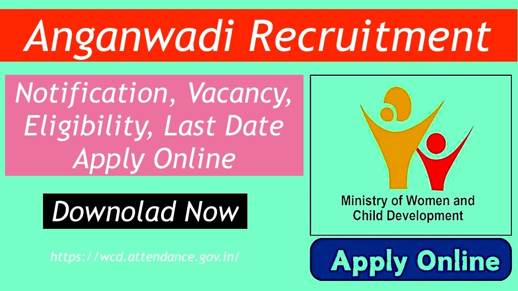 Anganwadi Recruitment 2025 Apply Online