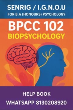 IGNOU BPCC-102 Help Book & Study Notes