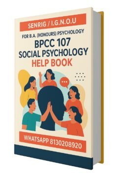 IGNOU BPCC-107 Help Book & Study Notes