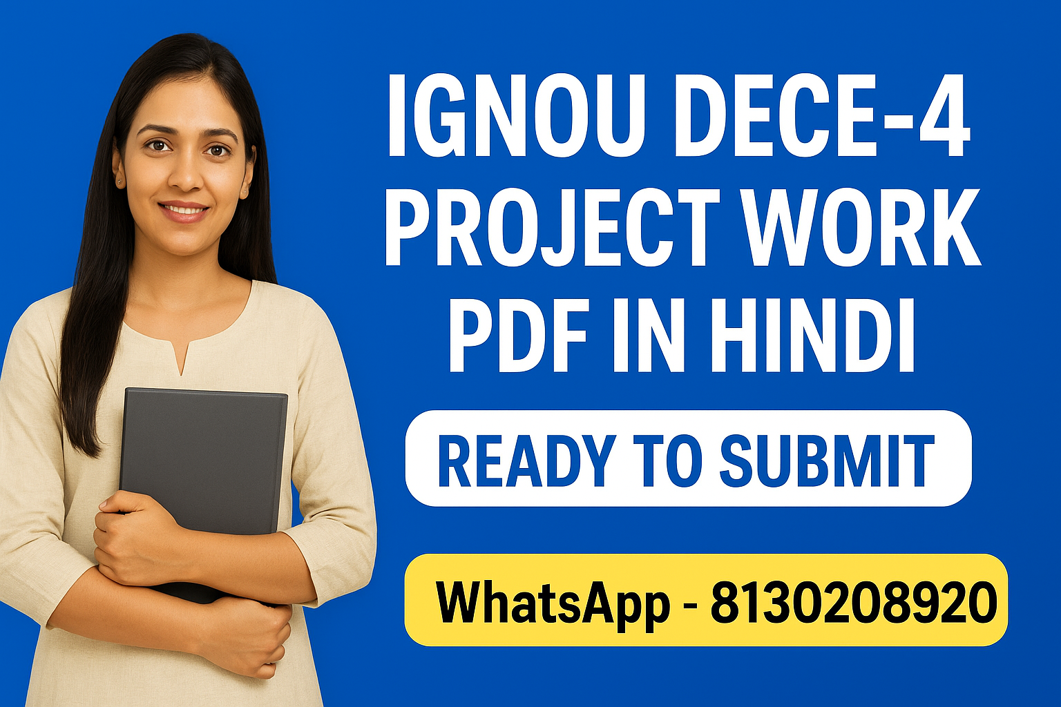IGNOU DECE-4 Project Work 2025 | हिंदी में पूरी जानकारी + Free Sample PDF