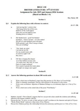 BEGC-110 Solved Assignment 2025–26 (English Medium)