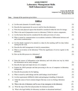 BCHS-183 Solved Assignment 2026 (English Medium)