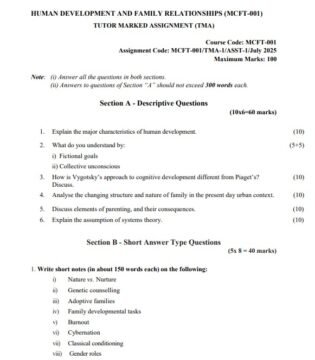 MIP-101 Solved Assignment July 2025 Session (English Medium)