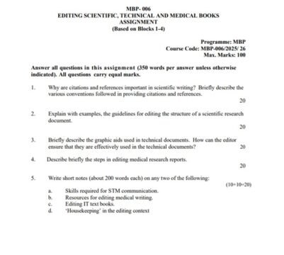 MBP-002 Solved Assignment 2025–26 (English Medium)