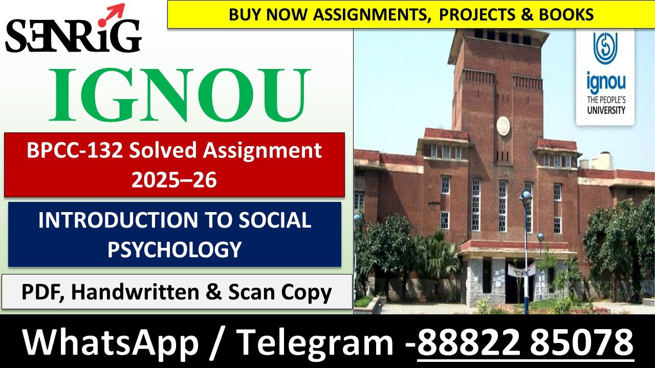 BPCC-132 Solved Assignment 2025–26 (English Medium)