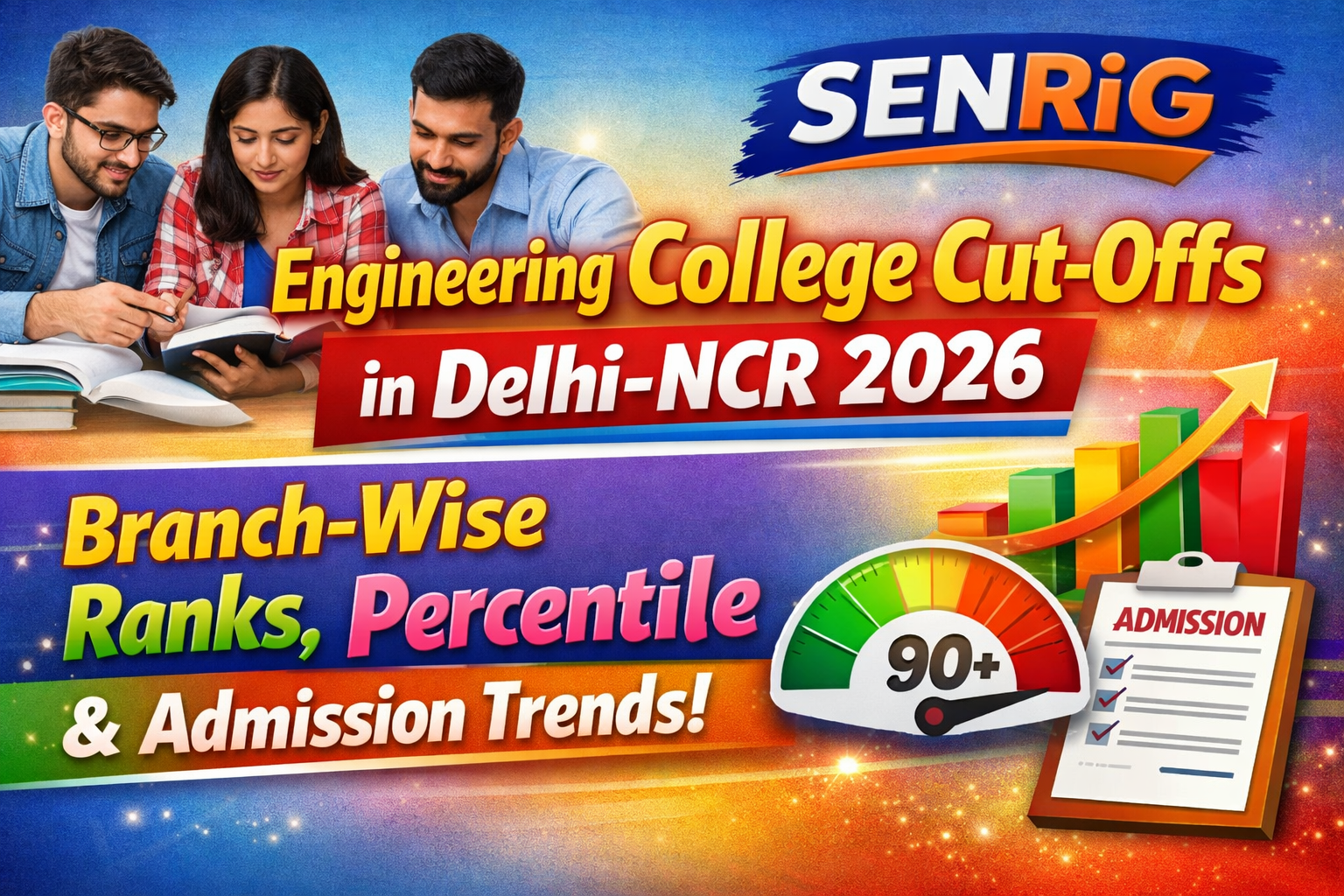 Engineering College Cut-Offs in Delhi-NCR 2026: