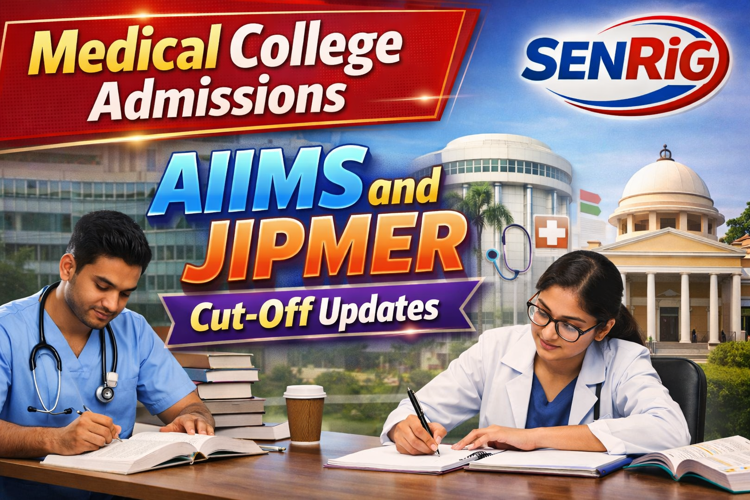 Medical College Admissions: AIIMS and JIPMER Cut-Off Updates