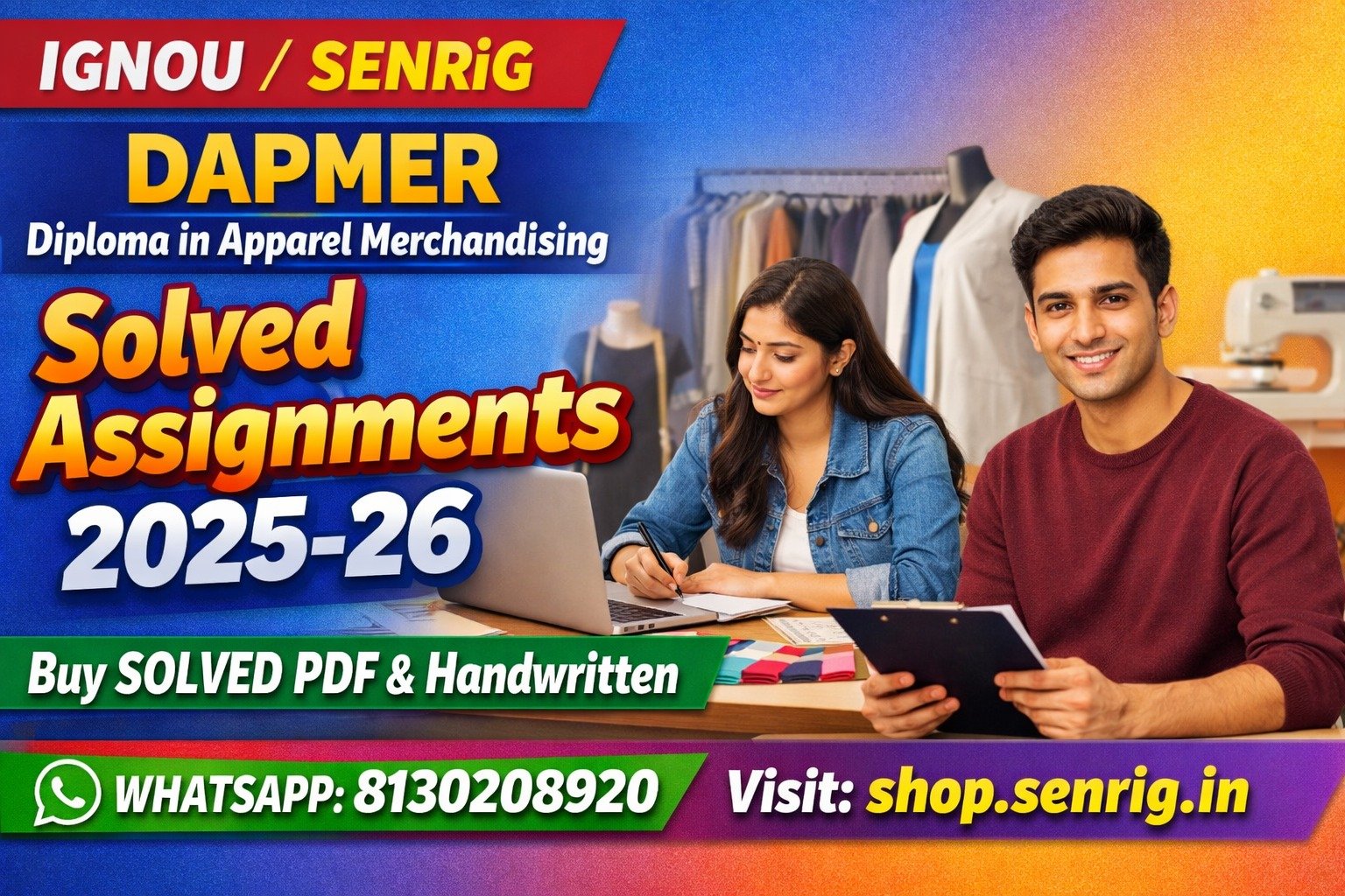 FREE IGNOU DAPMER Solved Assignments 2025-26 : PDF